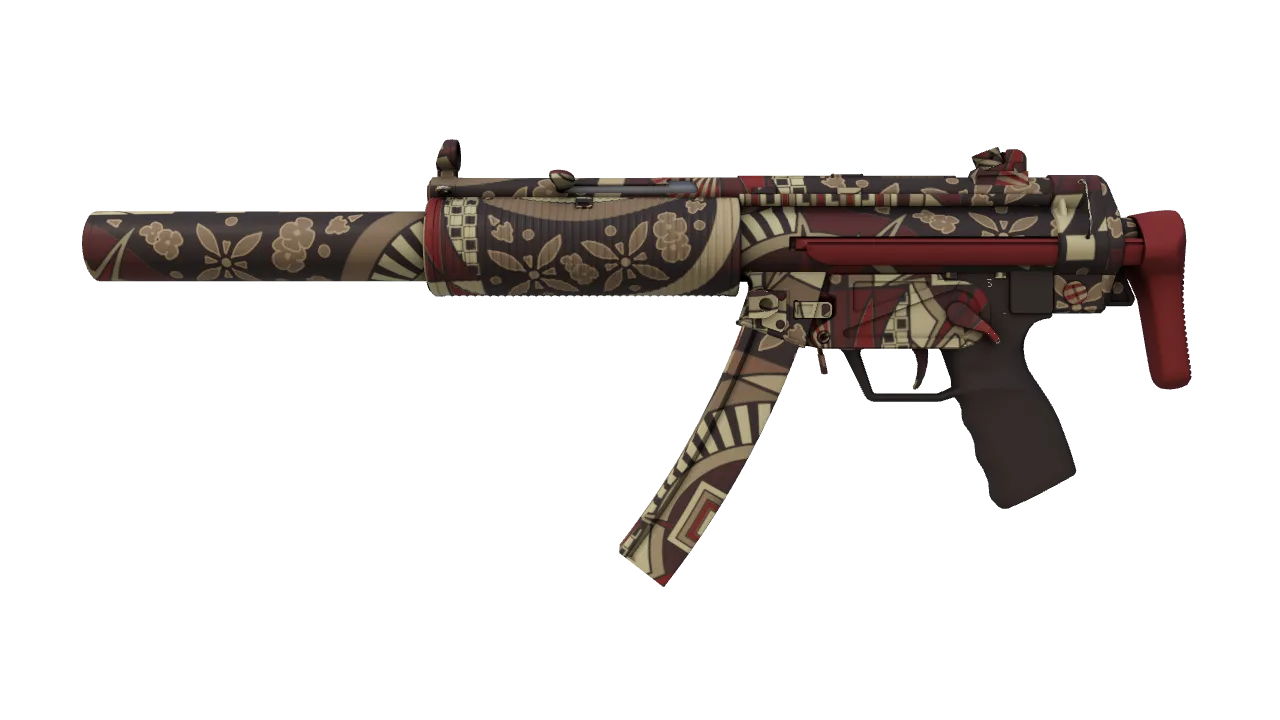 MP5-SD | Autumn Twilly (Factory New) — Dust II light, front