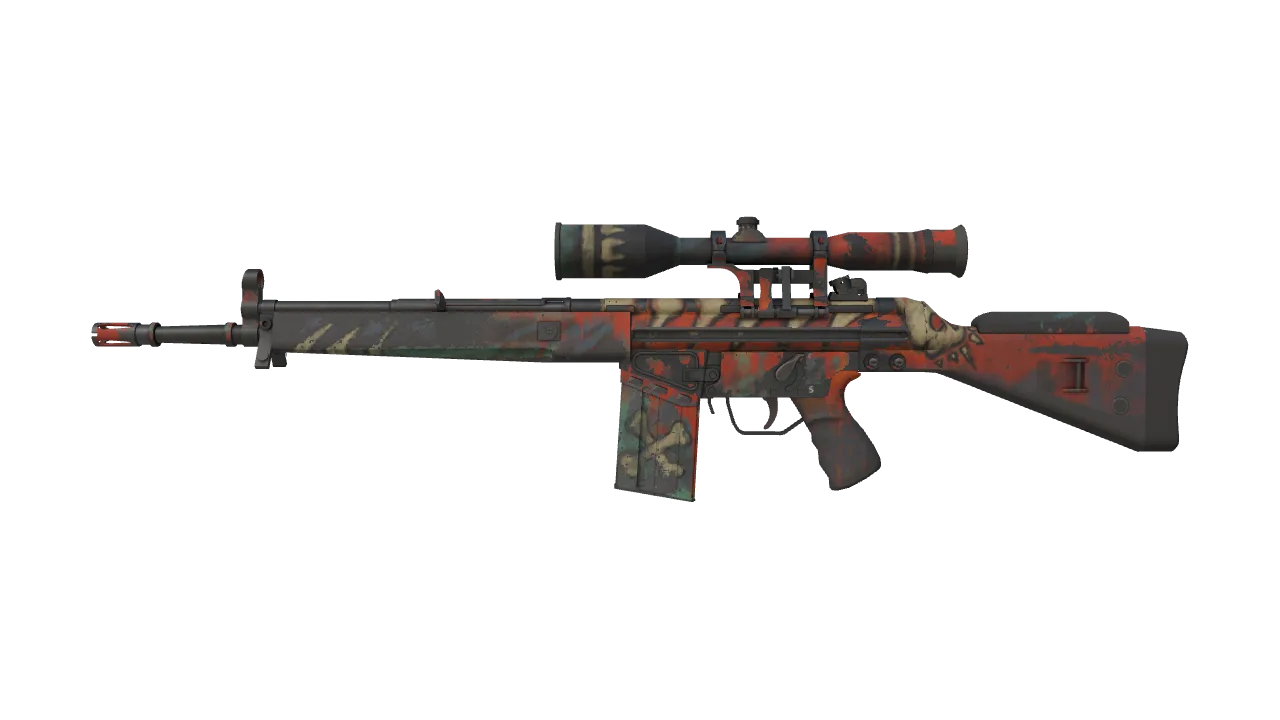 G3SG1 | The Executioner (Battle-Scarred) — Dust II light, front