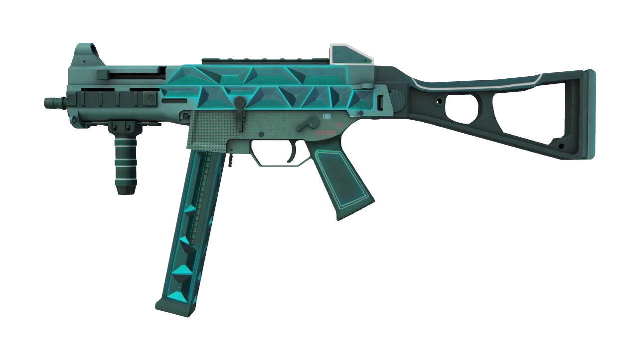 UMP-45 | Scaffold (Factory New) — Dust II light, front