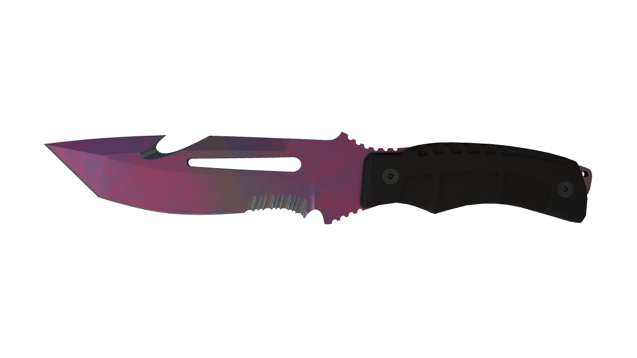 ★ Survival Knife | Doppler (Phase 2) (Factory New) — Dust II light, front