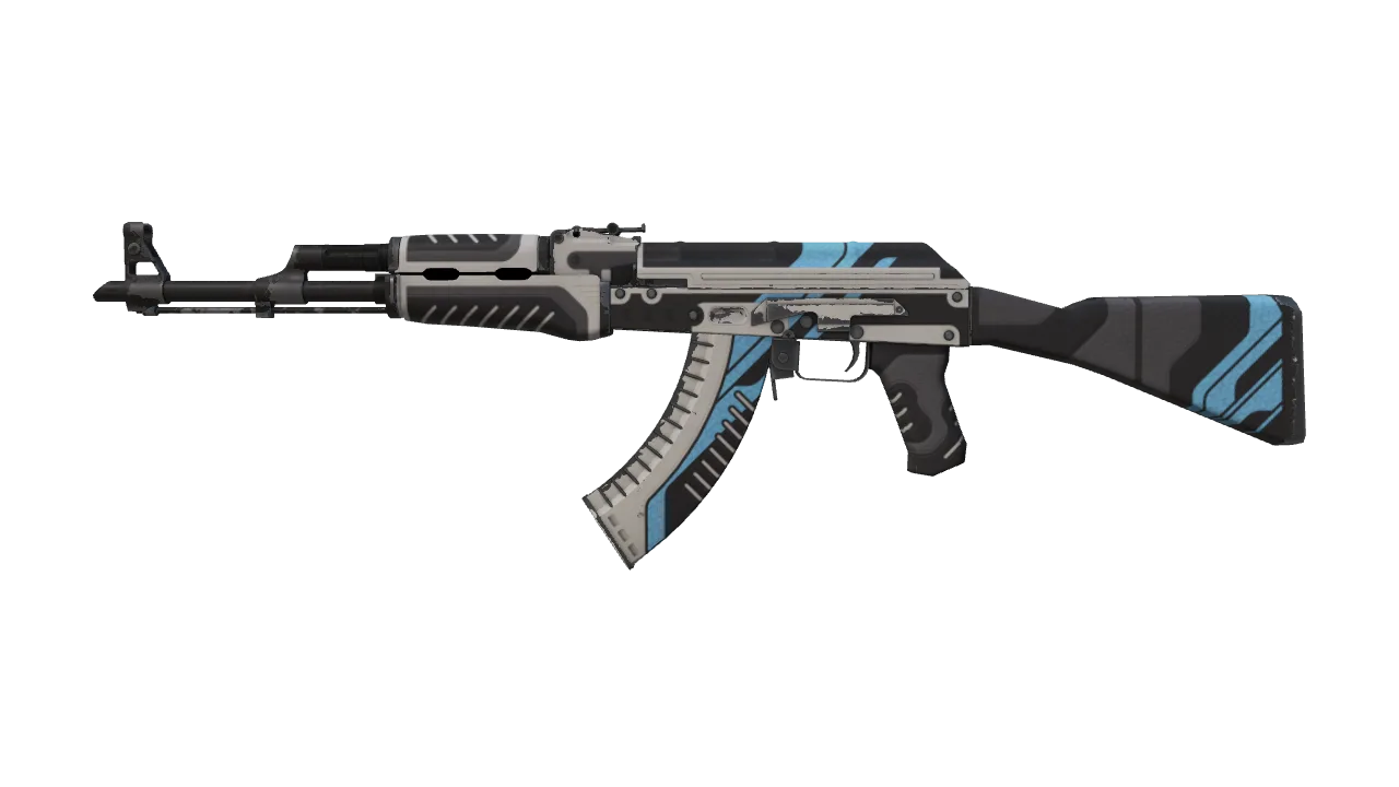 AK-47 | Vulcan (Field-Tested) — Dust II light, front