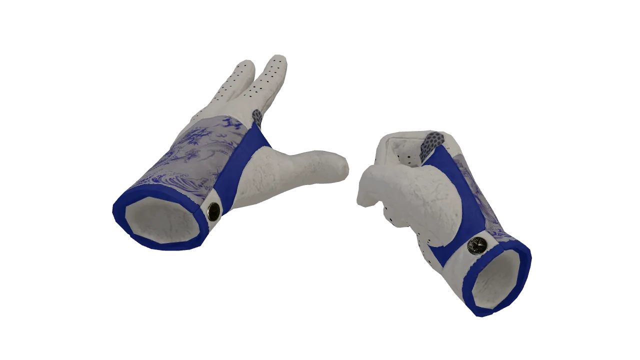 ★ Driver Gloves | Wave Chaser (Factory New) — Dust II light, front