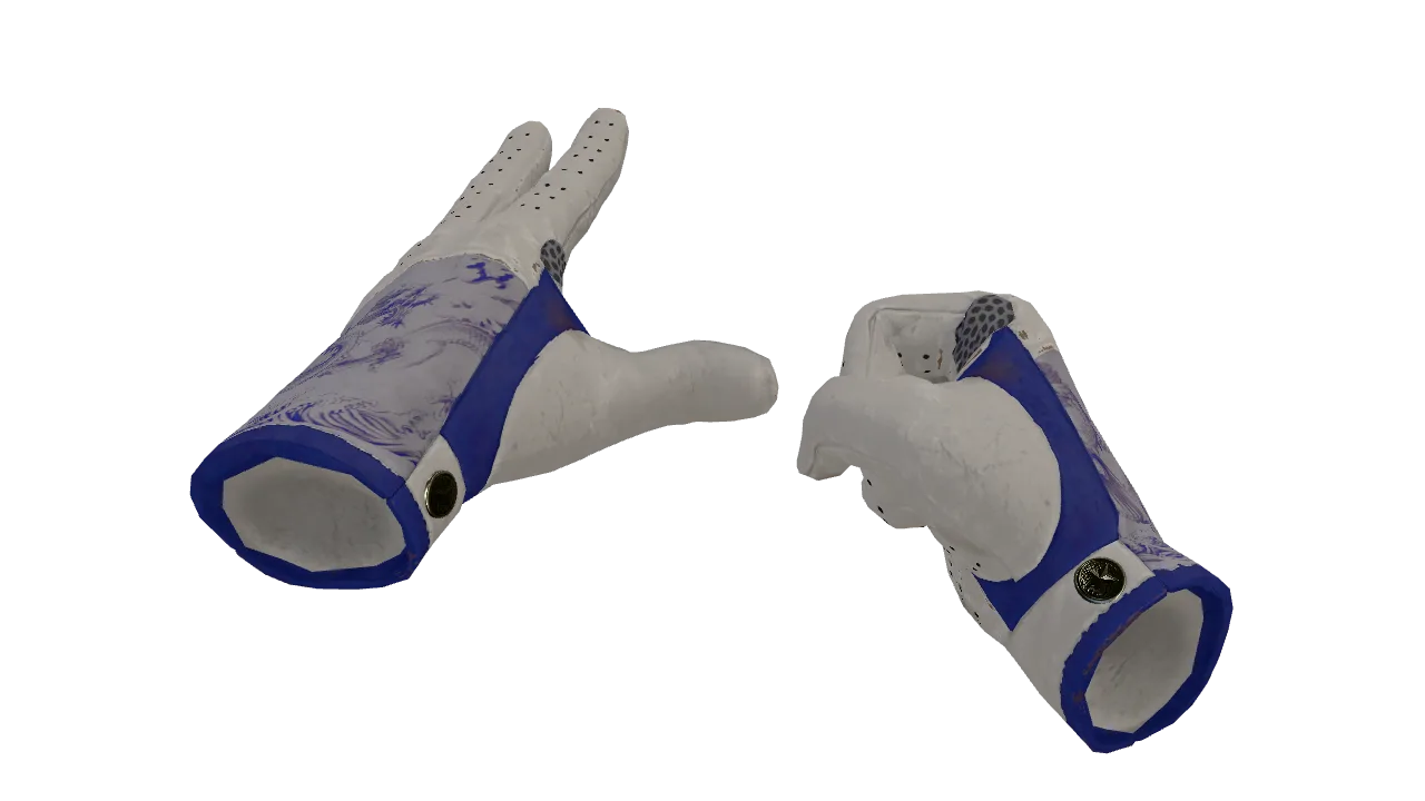 ★ Driver Gloves | Wave Chaser (Minimal Wear) — Dust II light, front