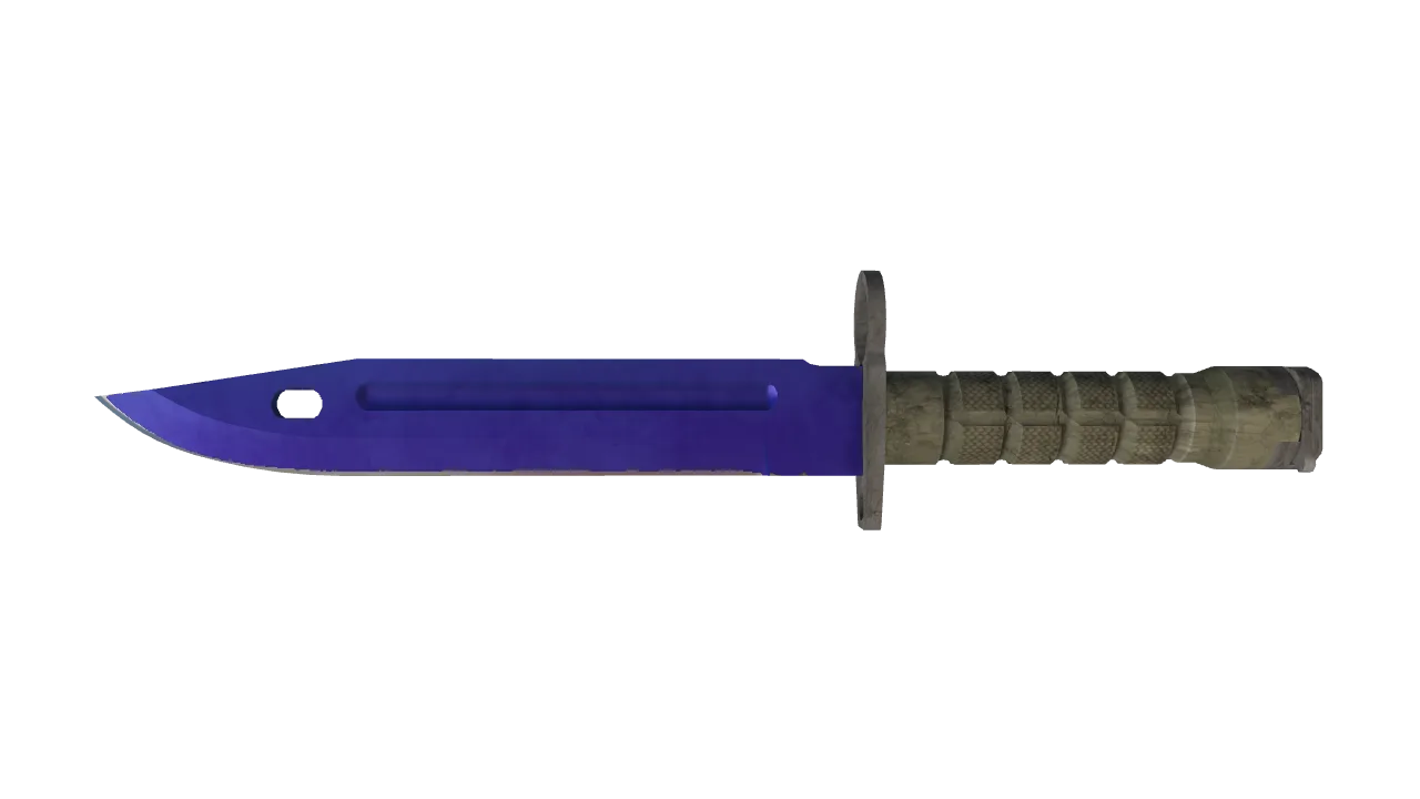★ Bayonet | Doppler (Sapphire) (Factory New) — Dust II light, front