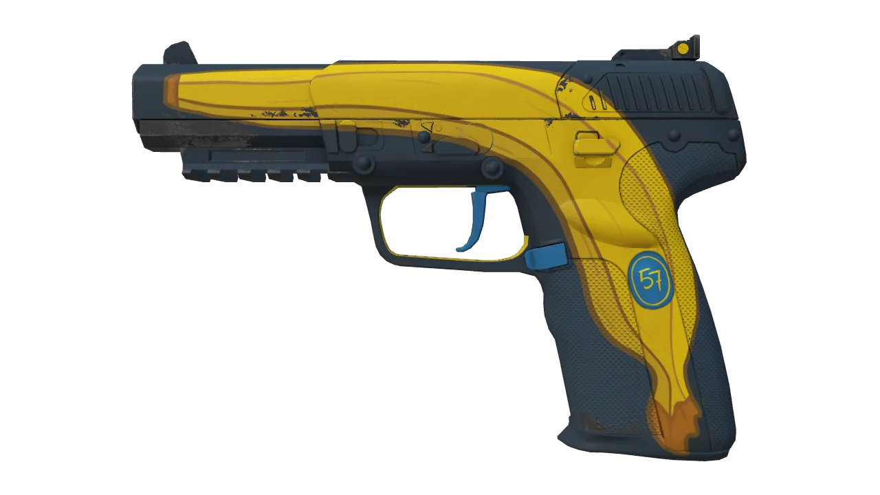 Five-SeveN | Monkey Business (Well-Worn) — Dust II light, front