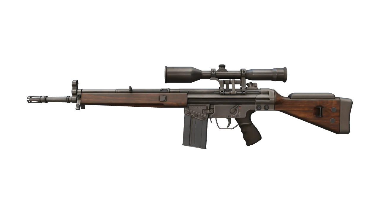 G3SG1 | Hunter (Field-Tested) — Dust II light, front