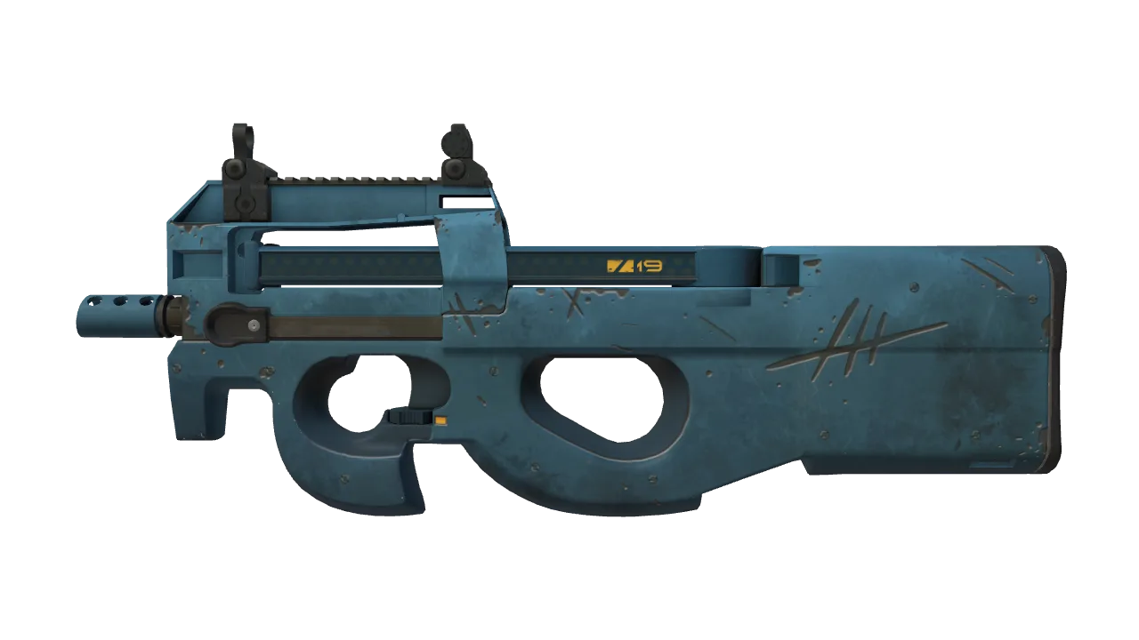 P90 | Off World (Factory New) — Dust II light, front