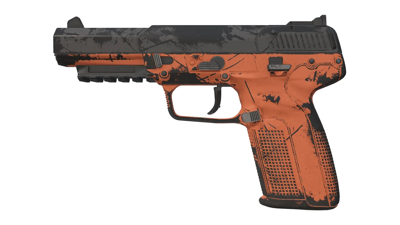 Souvenir Five-SeveN | Nitro (Well-Worn) — Dust II light, front