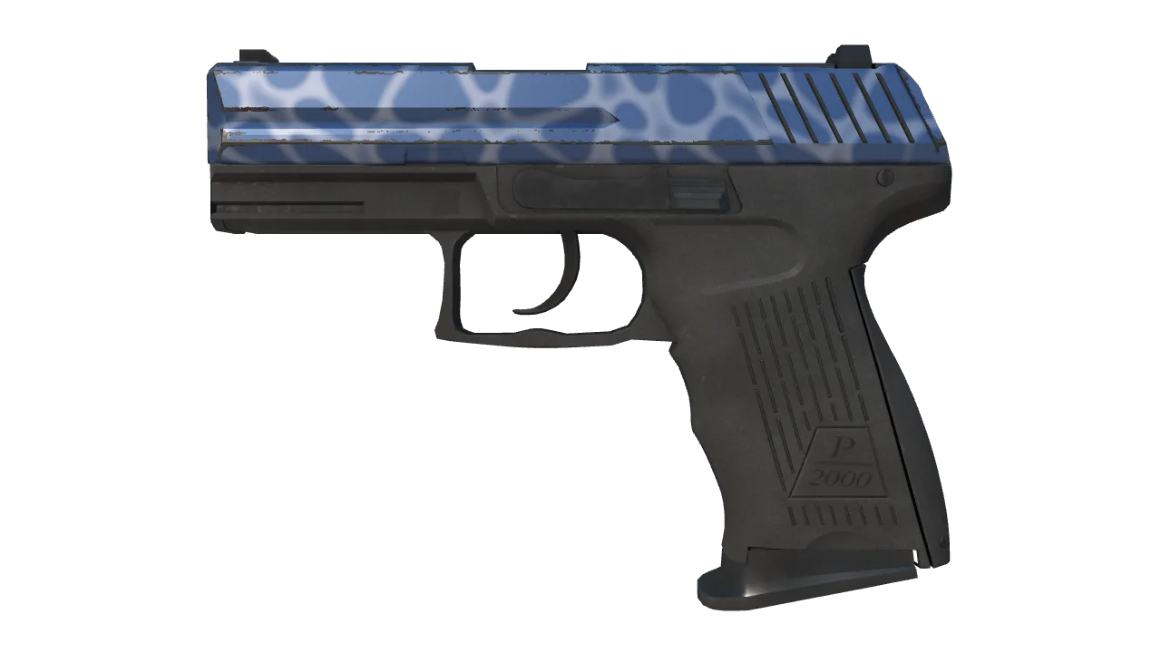 P2000 | Ocean Foam (Factory New) — Dust II light, front
