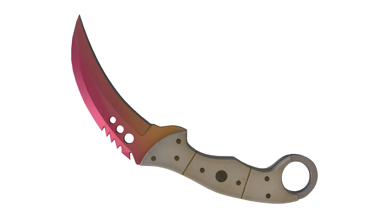 Talon Knife | Fade seed #48, back