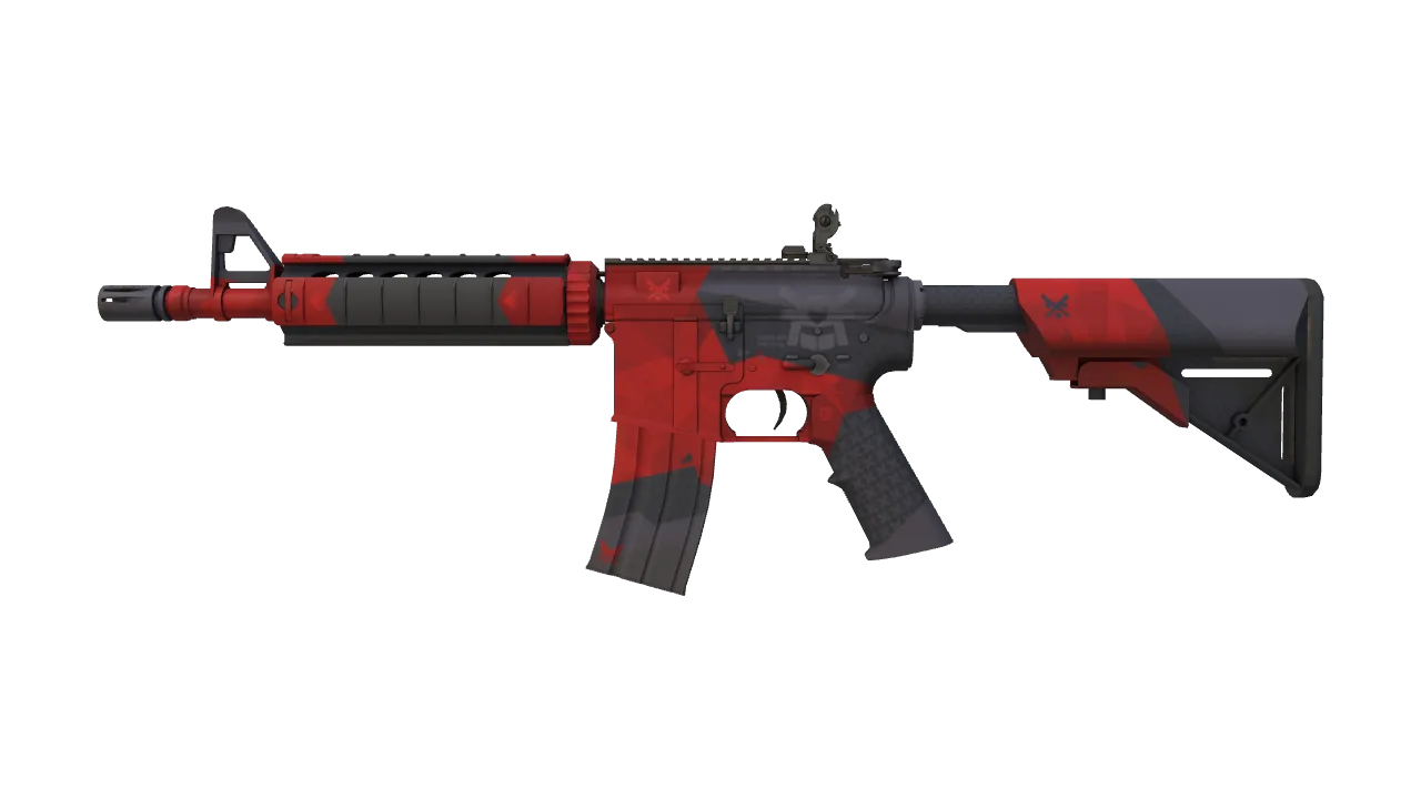 M4A4 | Evil Daimyo (Factory New) — Dust II light, front