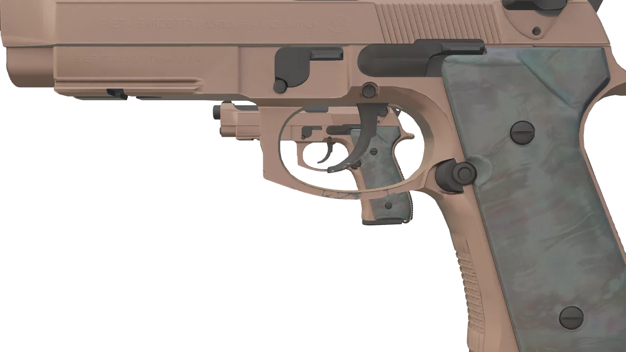 Dual Berettas | Rose Nacre (Factory New) — Dust II light, front