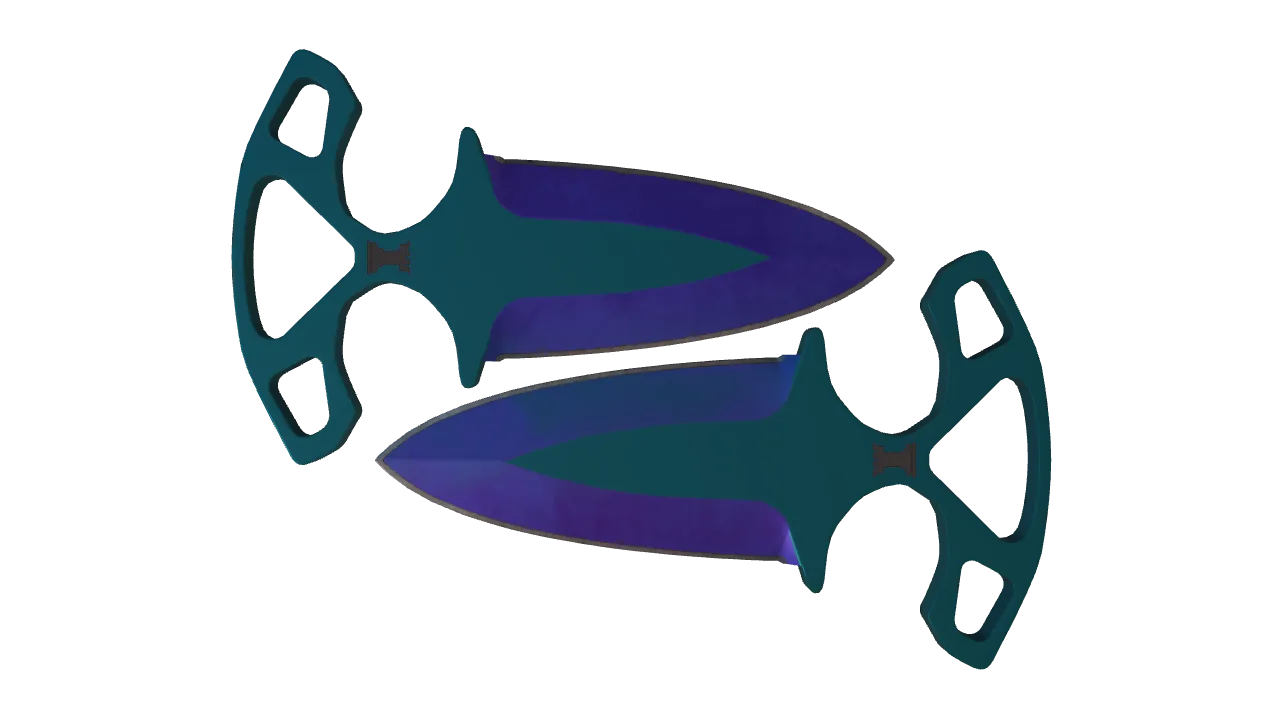 Shadow Daggers | Doppler (Sapphire) seed #101, front