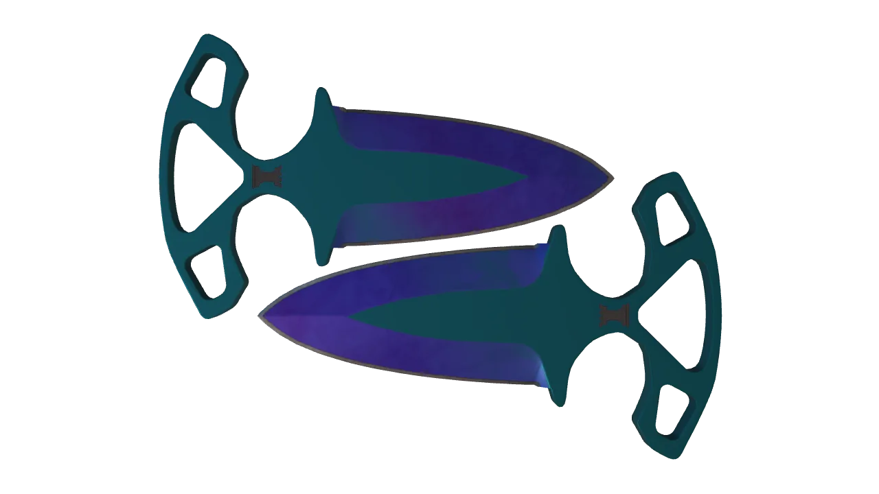 Shadow Daggers | Doppler (Sapphire) seed #110, front