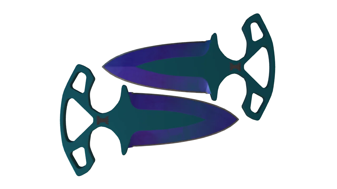 Shadow Daggers | Doppler (Sapphire) seed #113, back