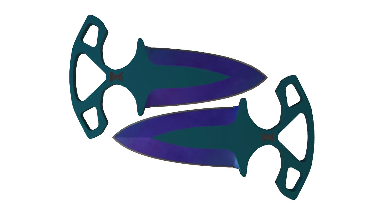 Shadow Daggers | Doppler (Sapphire) seed #119, front