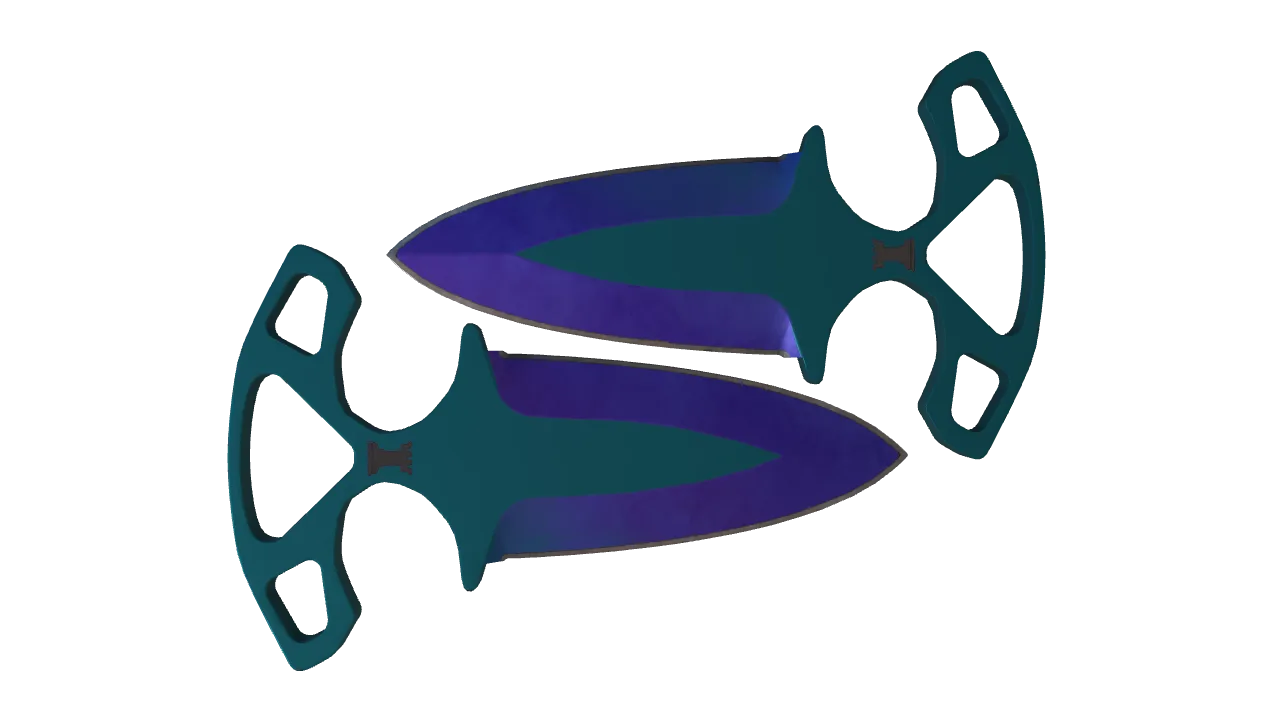 Shadow Daggers | Doppler (Sapphire) seed #124, back