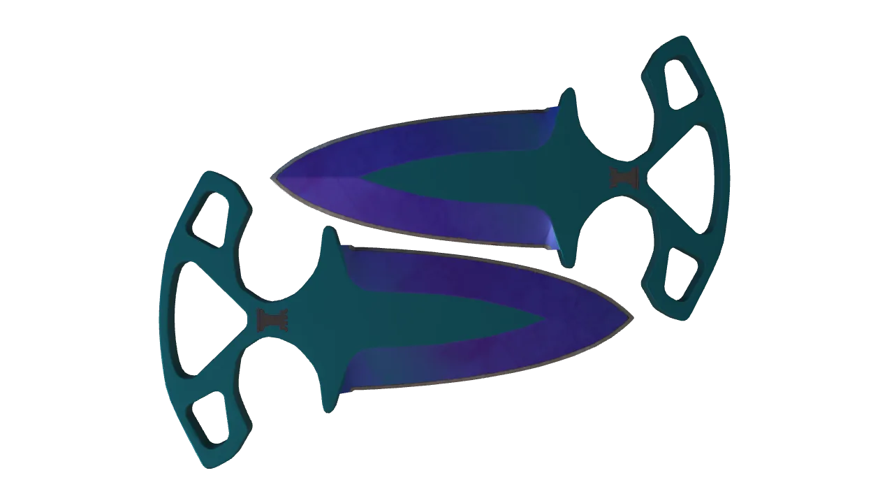 Shadow Daggers | Doppler (Sapphire) seed #140, back