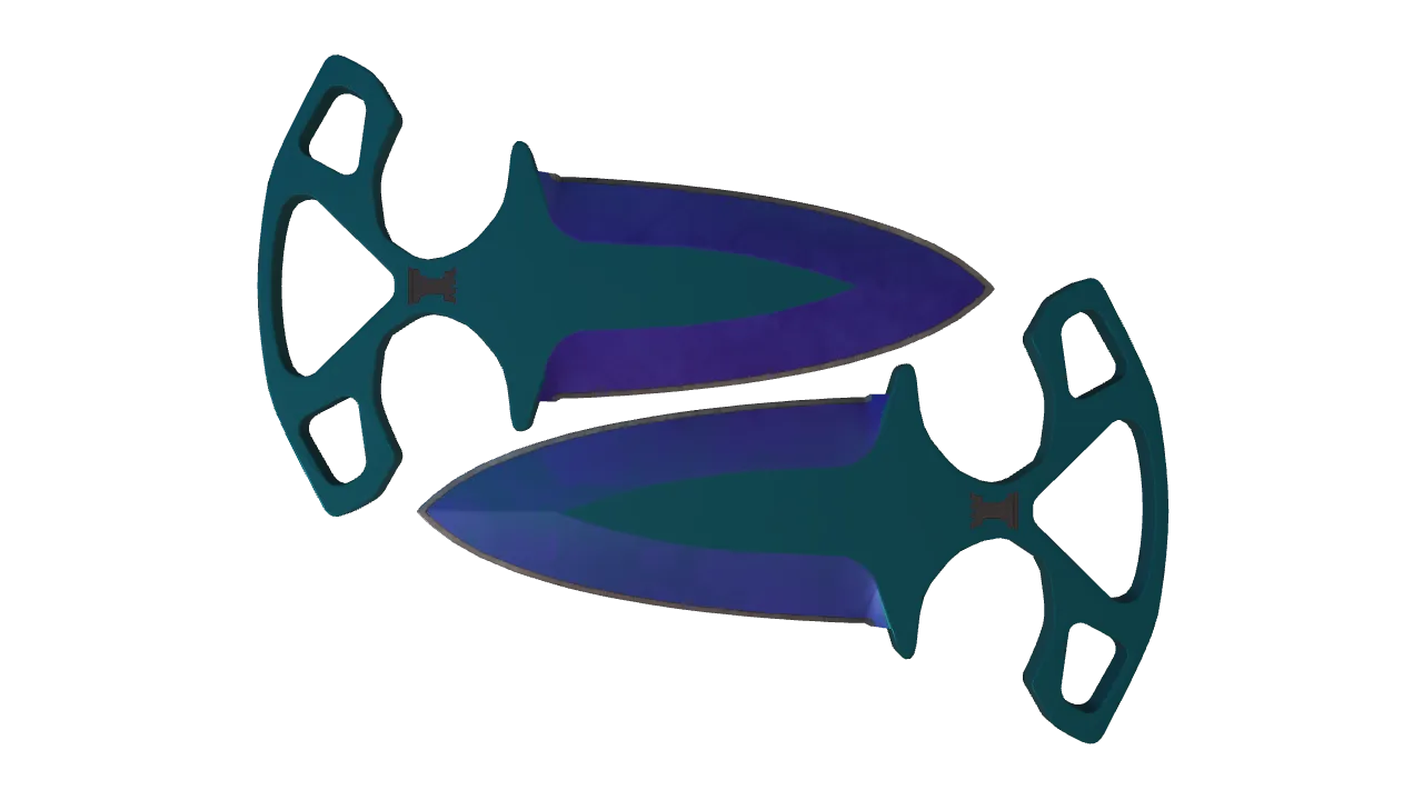 Shadow Daggers | Doppler (Sapphire) seed #146, front