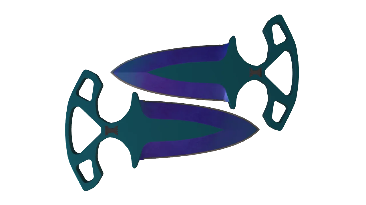 Shadow Daggers | Doppler (Sapphire) seed #154, back