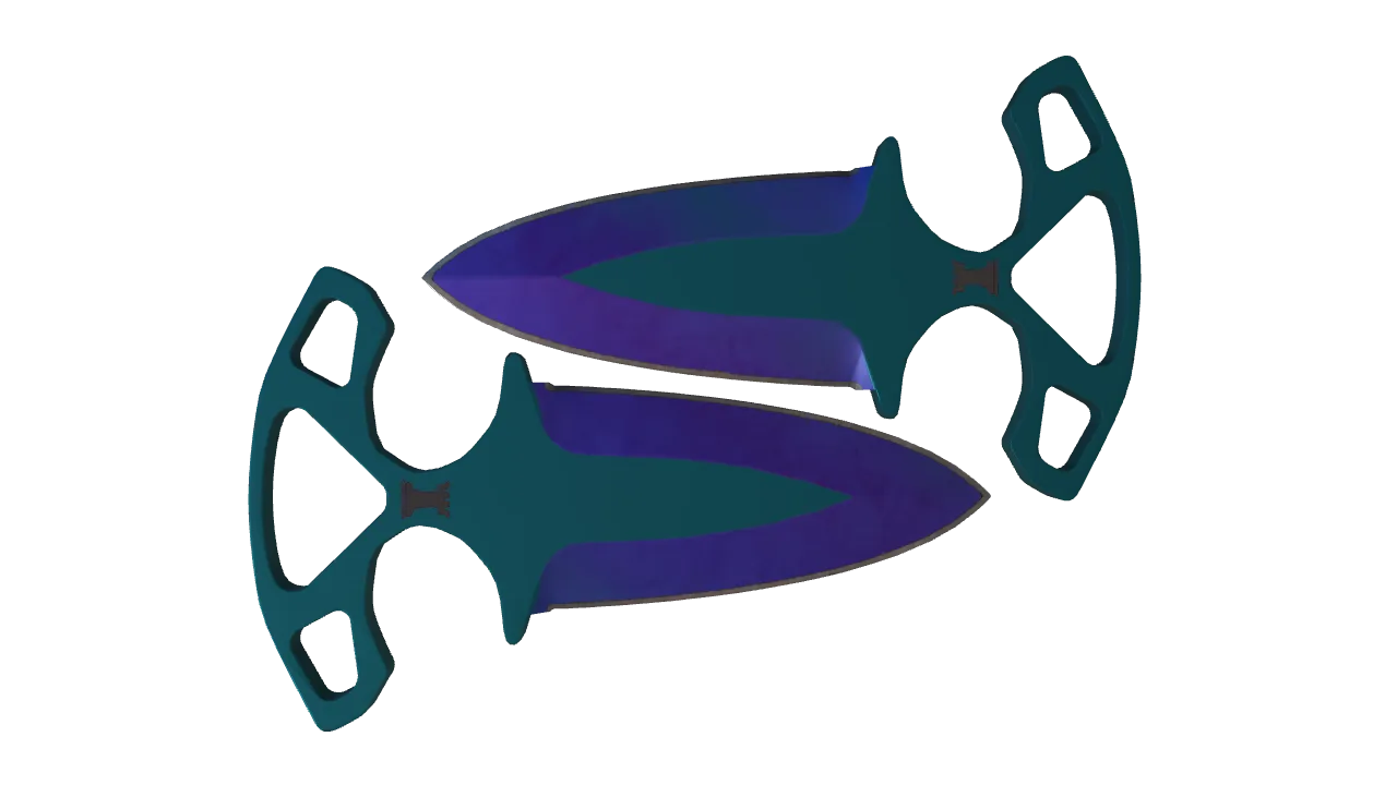 Shadow Daggers | Doppler (Sapphire) seed #171, back