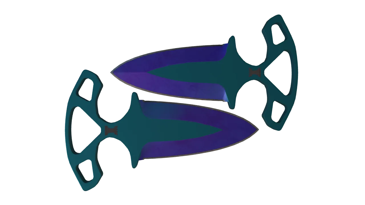 Shadow Daggers | Doppler (Sapphire) seed #172, back