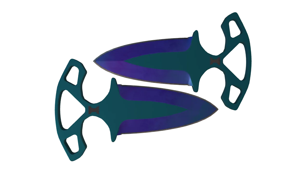 Shadow Daggers | Doppler (Sapphire) seed #191, back