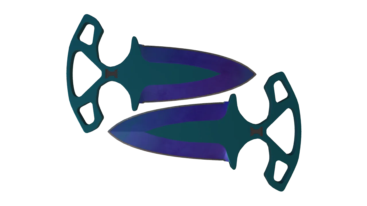 Shadow Daggers | Doppler (Sapphire) seed #191, front