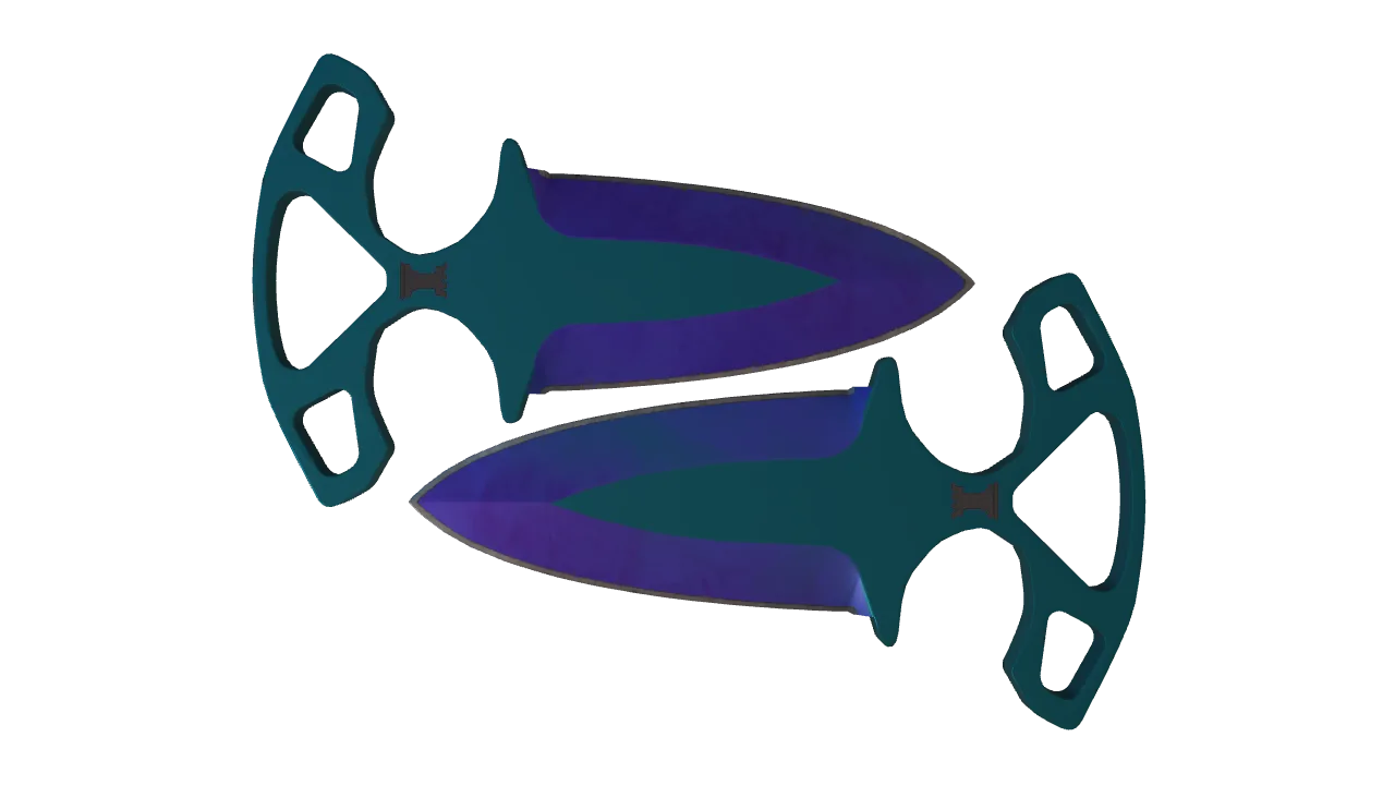 Shadow Daggers | Doppler (Sapphire) seed #192, front