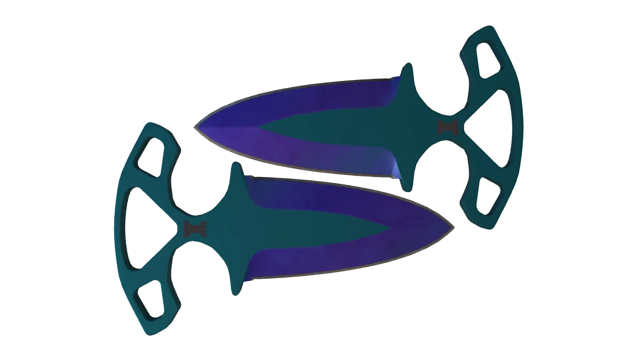 Shadow Daggers | Doppler (Sapphire) seed #194, back