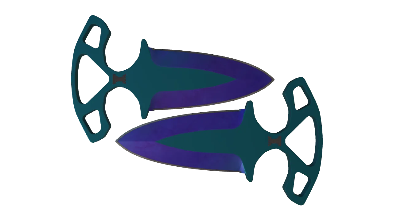 Shadow Daggers | Doppler (Sapphire) seed #194, front