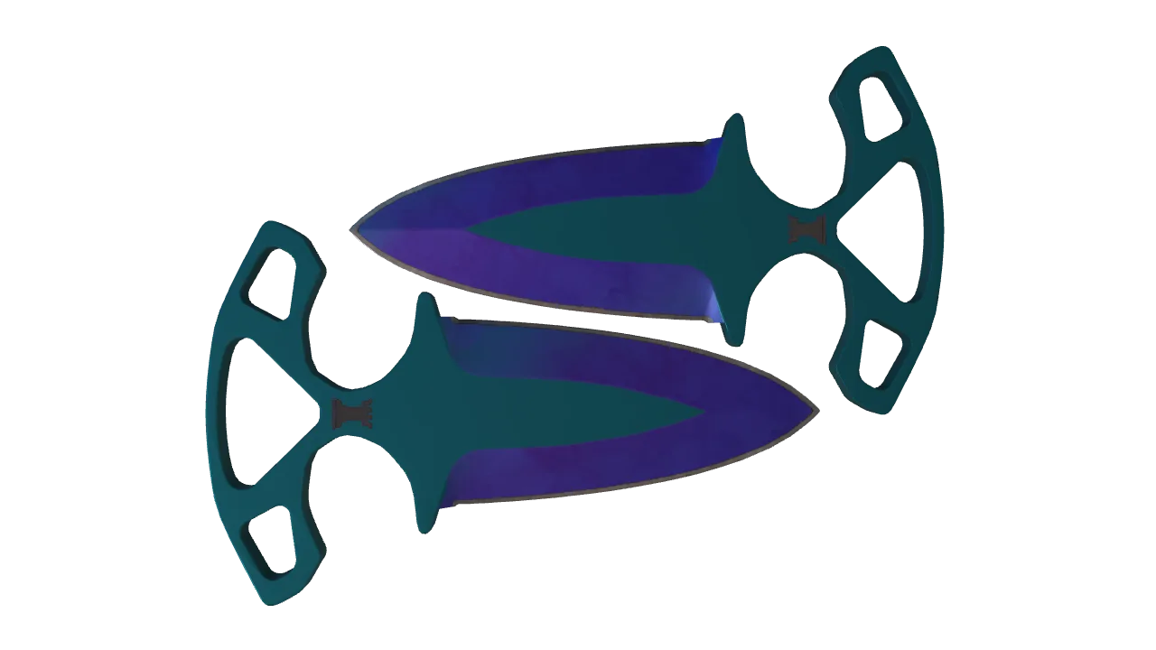 Shadow Daggers | Doppler (Sapphire) seed #21, back
