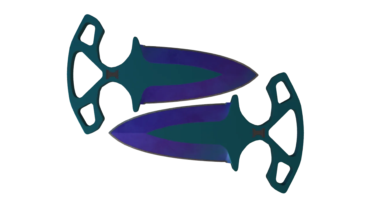 Shadow Daggers | Doppler (Sapphire) seed #21, front
