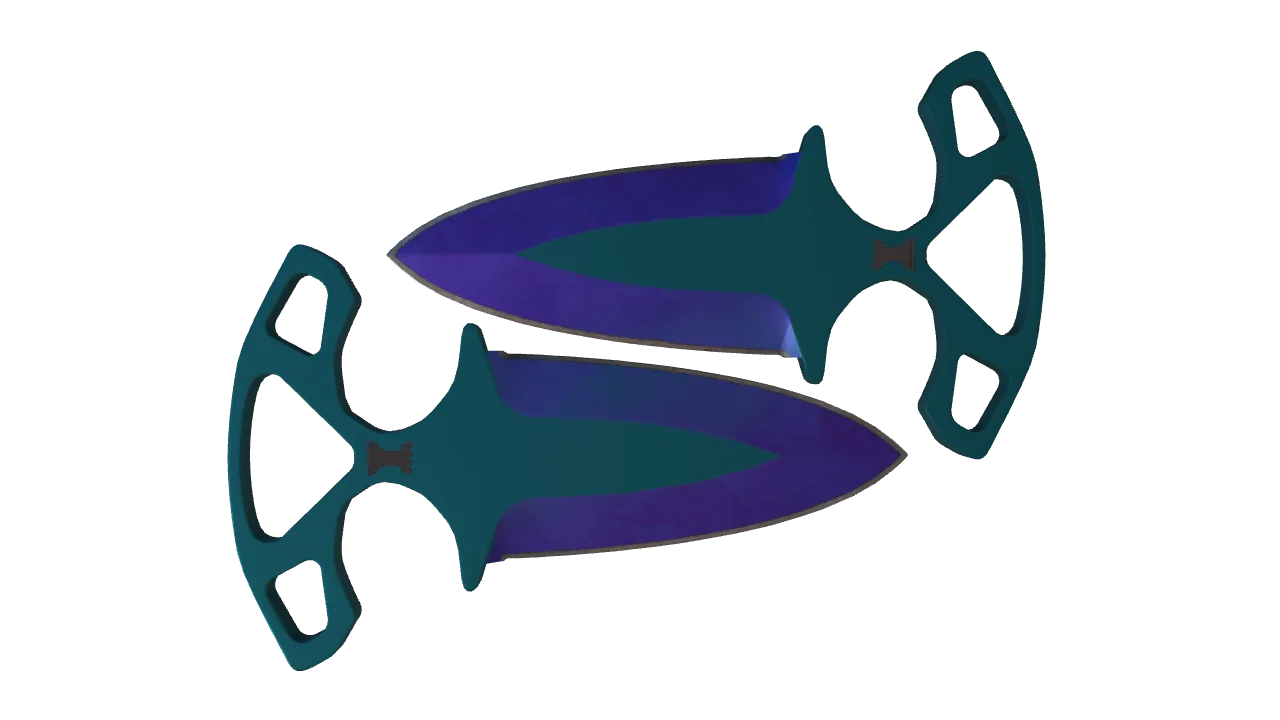 Shadow Daggers | Doppler (Sapphire) seed #224, back