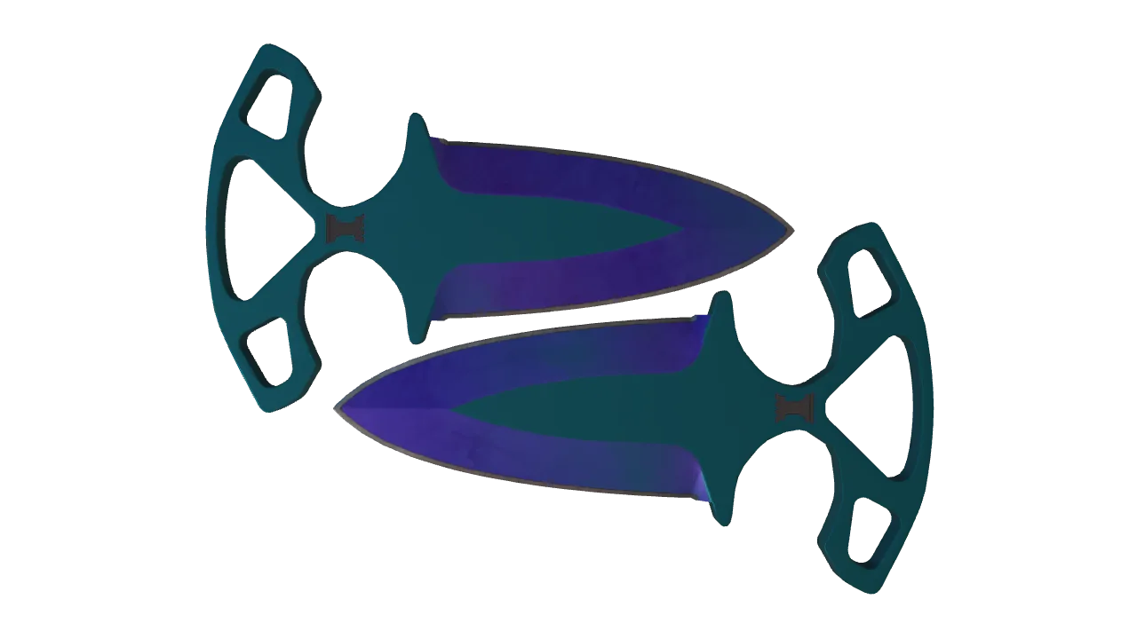 Shadow Daggers | Doppler (Sapphire) seed #234, front