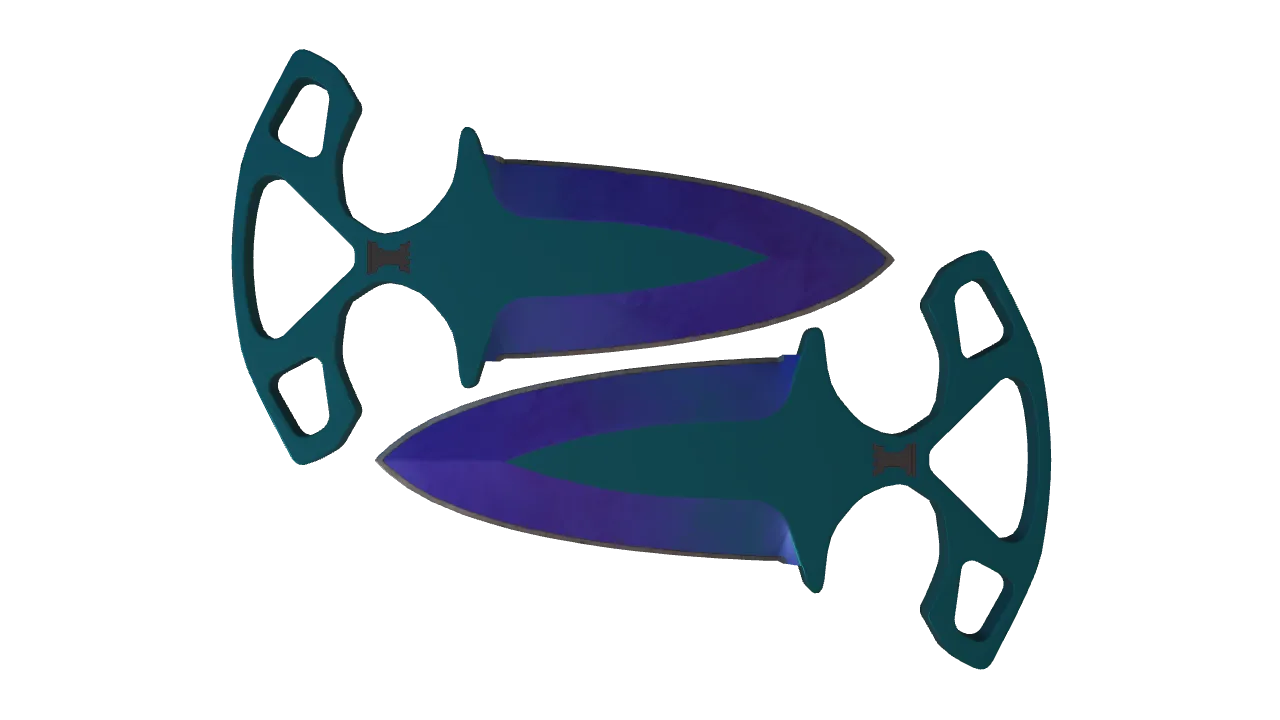 Shadow Daggers | Doppler (Sapphire) seed #251, front