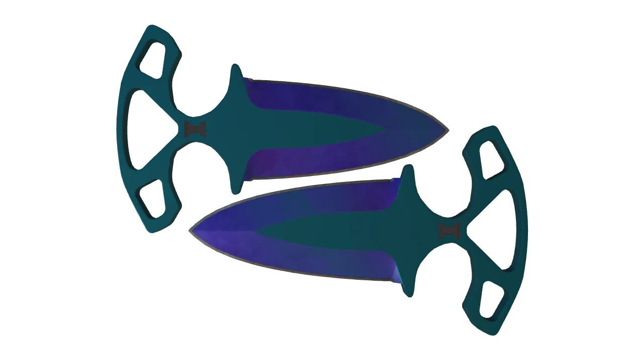 Shadow Daggers | Doppler (Sapphire) seed #254, front