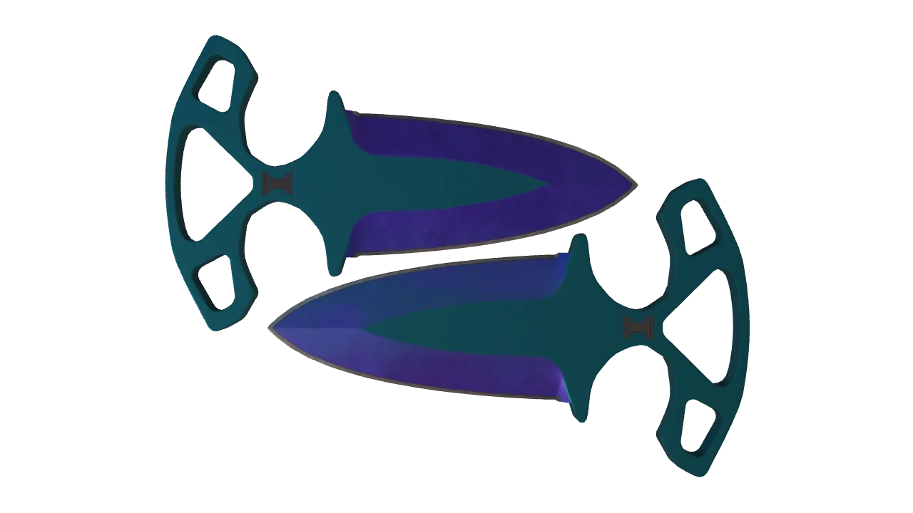 Shadow Daggers | Doppler (Sapphire) seed #261, front