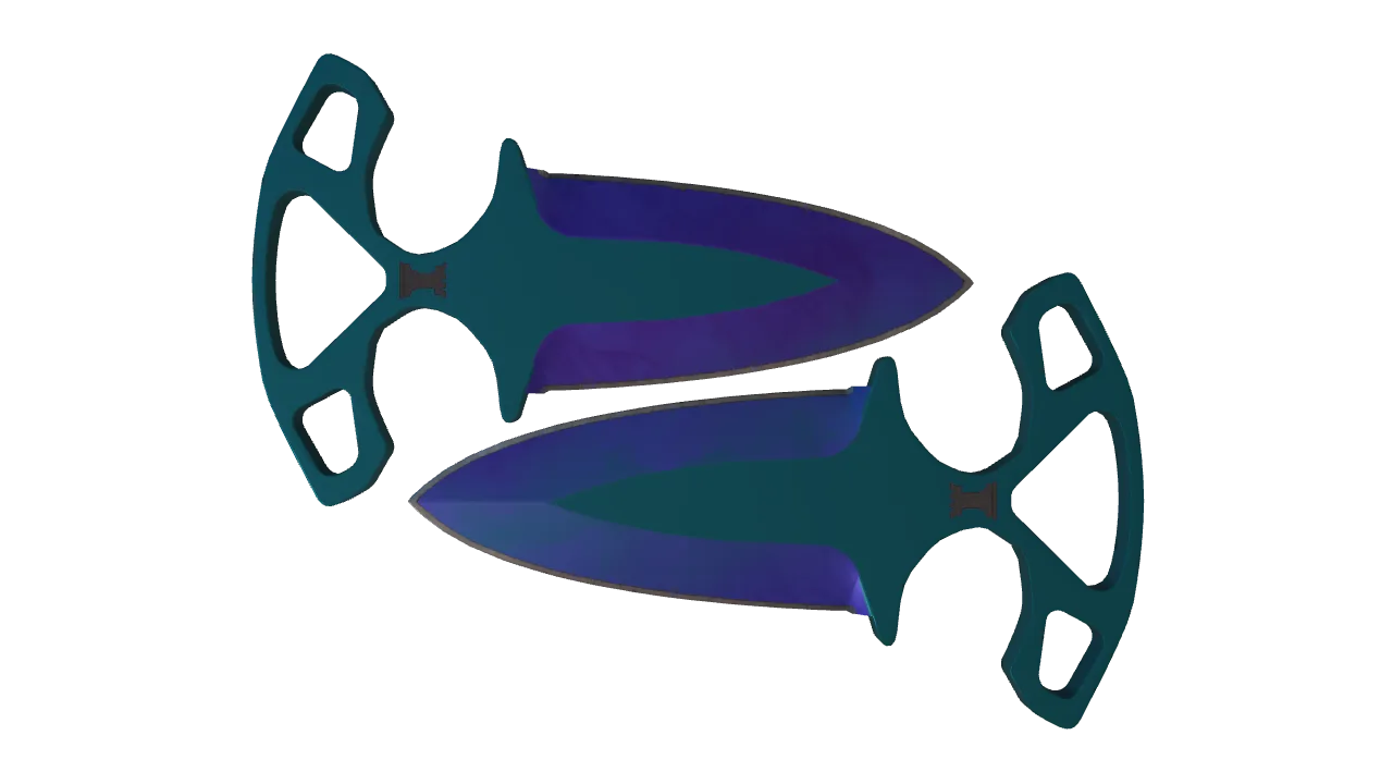 Shadow Daggers | Doppler (Sapphire) seed #278, front