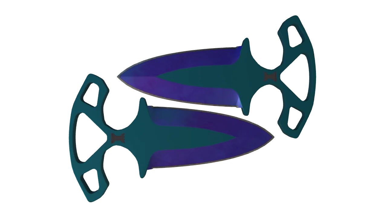 Shadow Daggers | Doppler (Sapphire) seed #282, back
