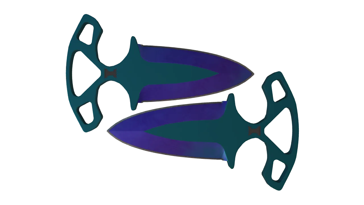 Shadow Daggers | Doppler (Sapphire) seed #282, front