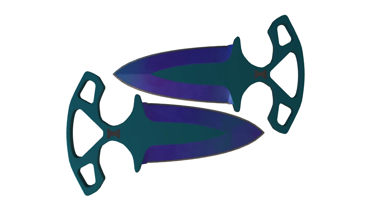 Shadow Daggers | Doppler (Sapphire) seed #289, back