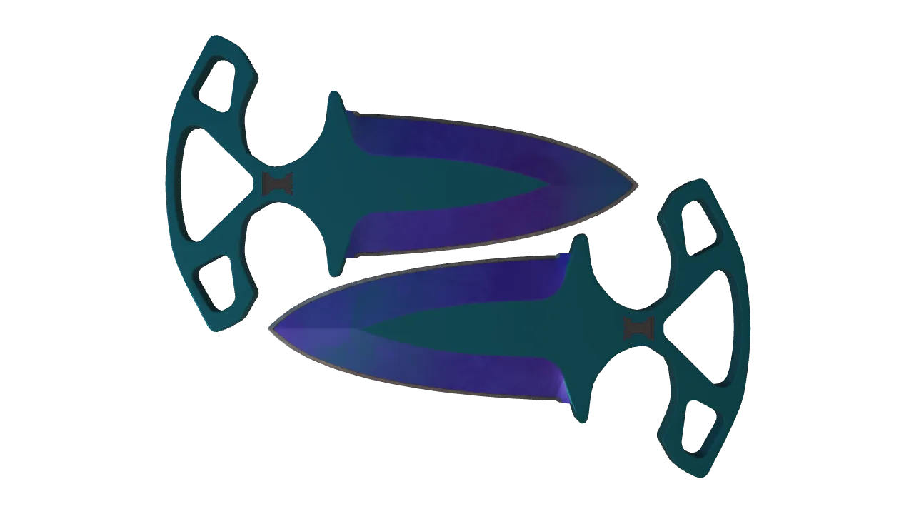 Shadow Daggers | Doppler (Sapphire) seed #289, front