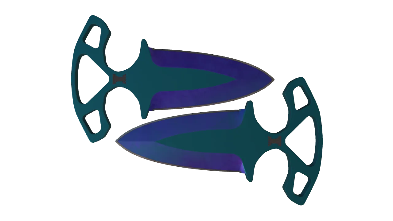 Shadow Daggers | Doppler (Sapphire) seed #306, front