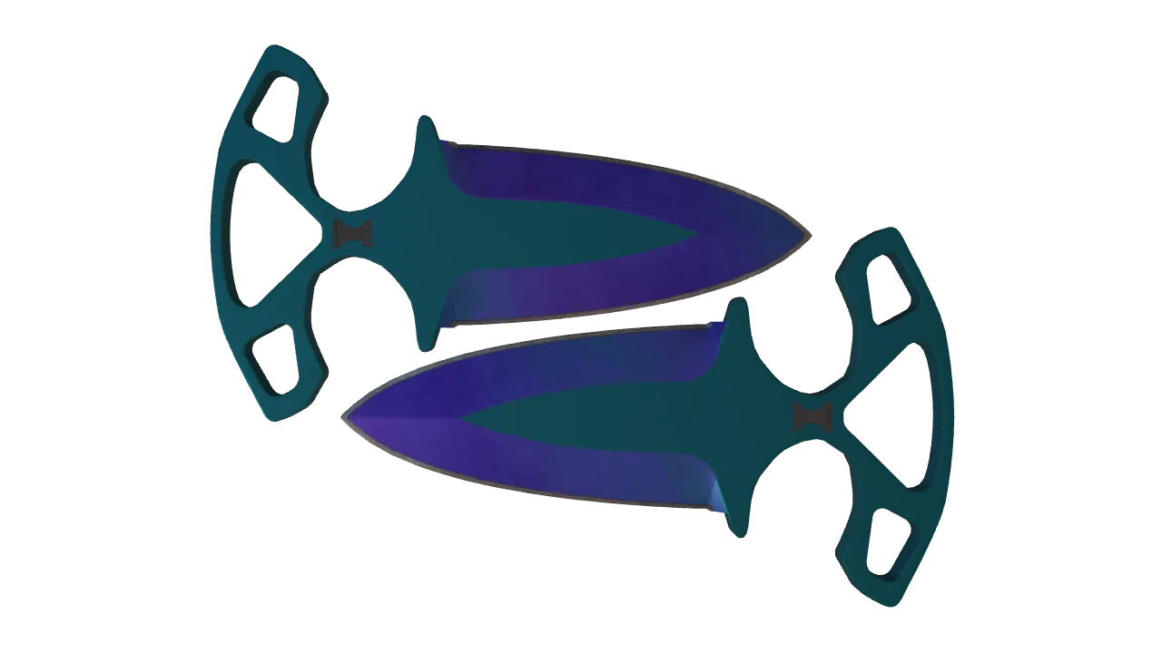 Shadow Daggers | Doppler (Sapphire) seed #307, front