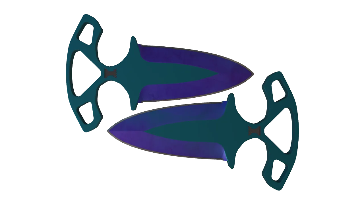 Shadow Daggers | Doppler (Sapphire) seed #331, front