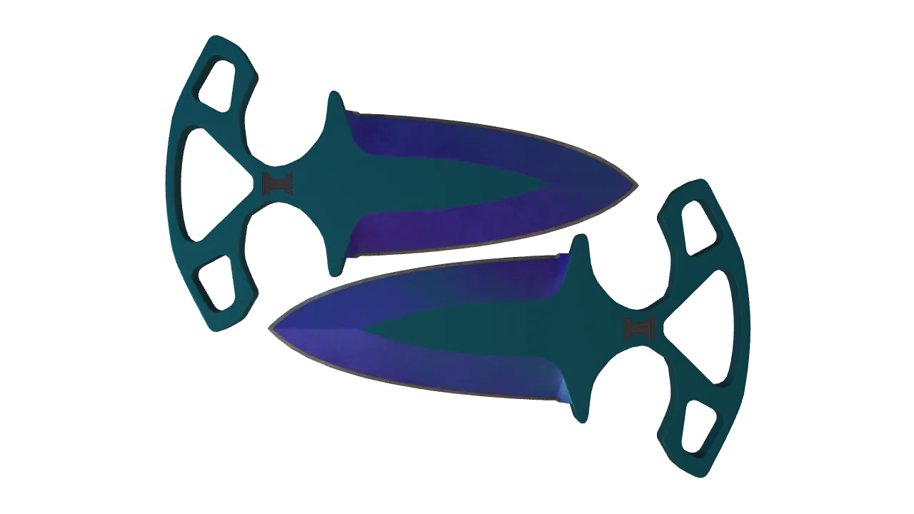 Shadow Daggers | Doppler (Sapphire) seed #337, front