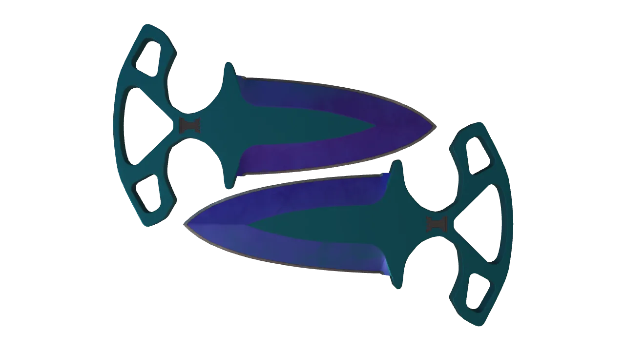 Shadow Daggers | Doppler (Sapphire) seed #339, front