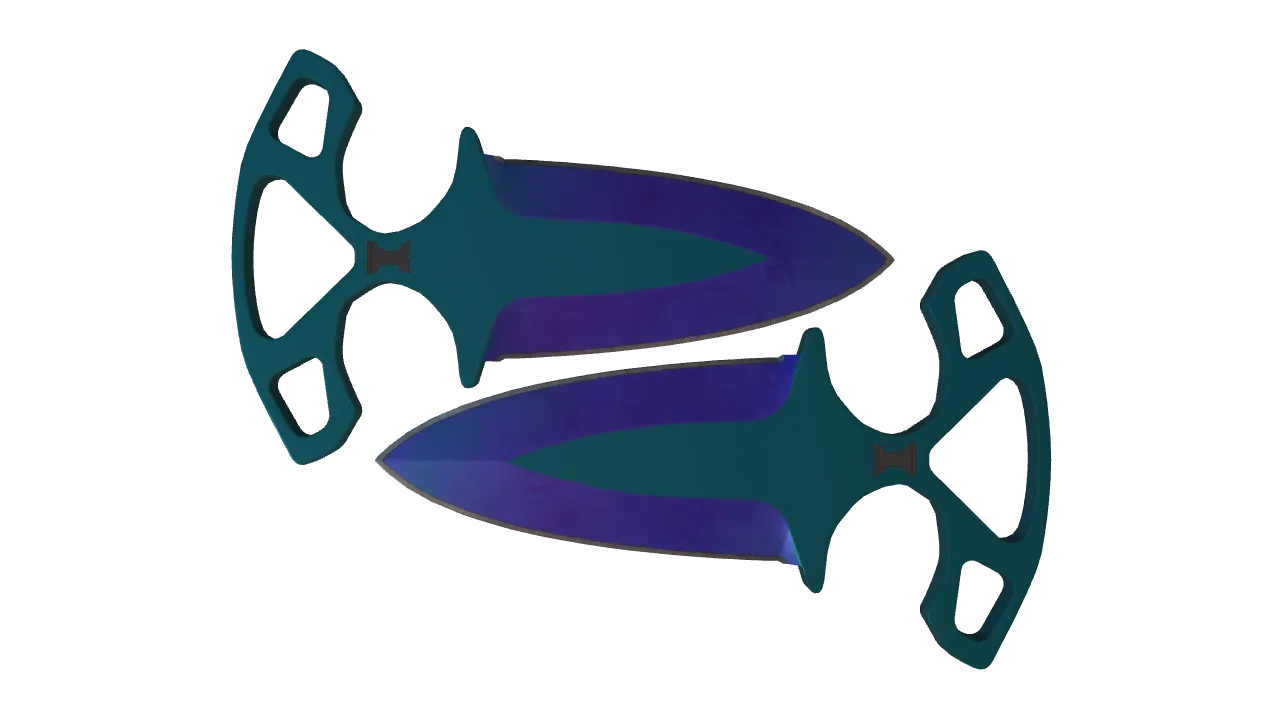 Shadow Daggers | Doppler (Sapphire) seed #369, front