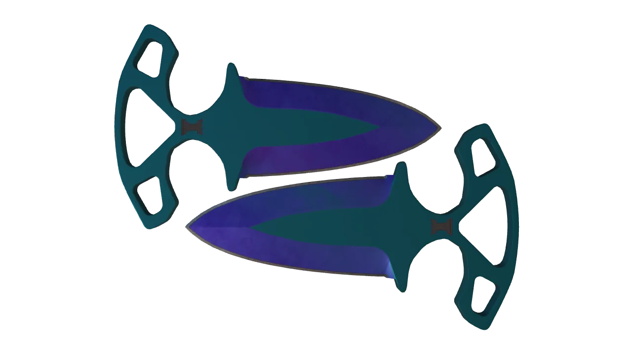 Shadow Daggers | Doppler (Sapphire) seed #370, front